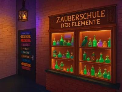 DIE ZAUBERSCHULE DER ELEMENTE poster1